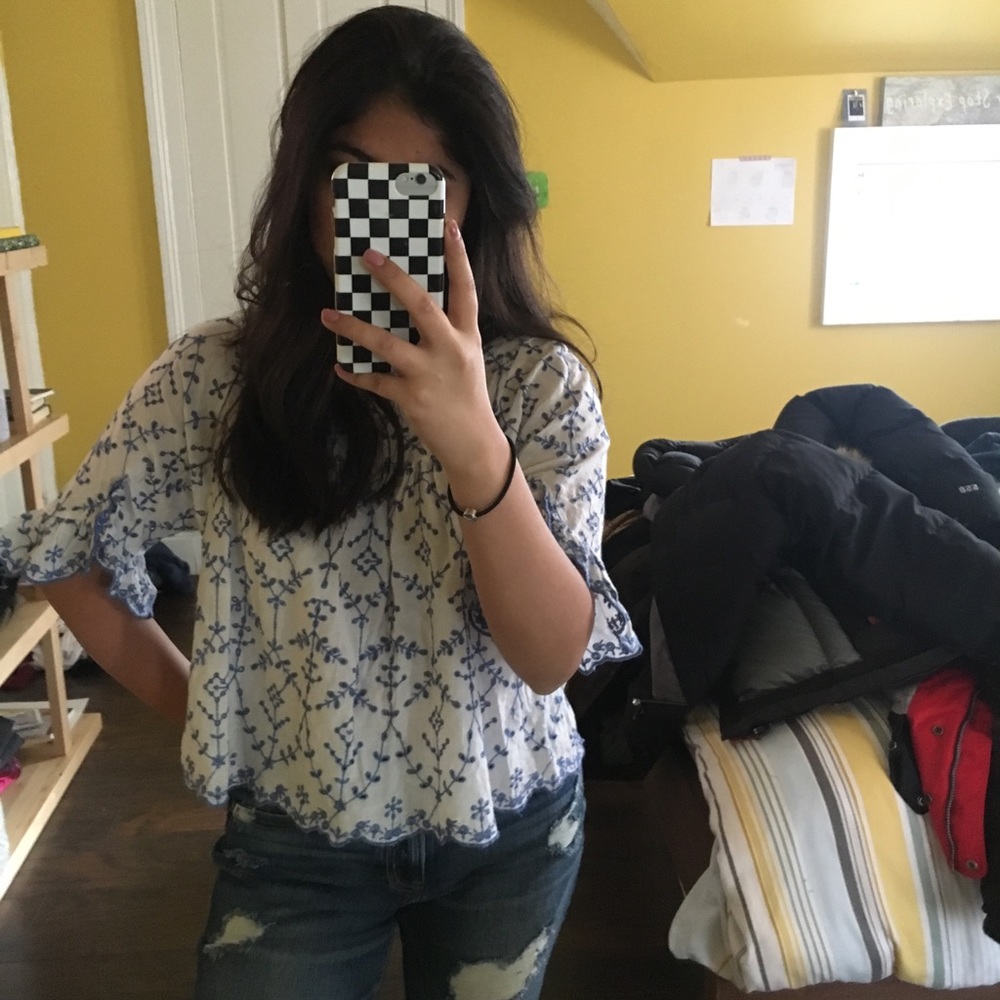 Zara Floral Blouse